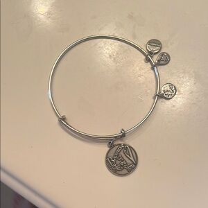 Silver Charm Bangle Bracelet